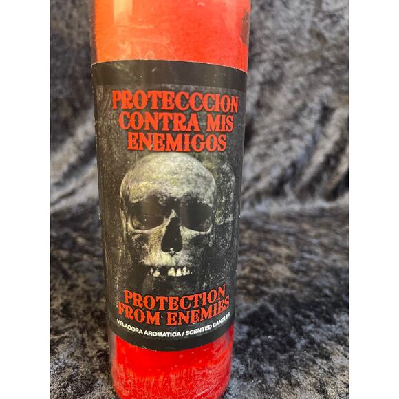 Red Protection From Enemies 7-Day Spiritual Candle - Picture 3 of 5